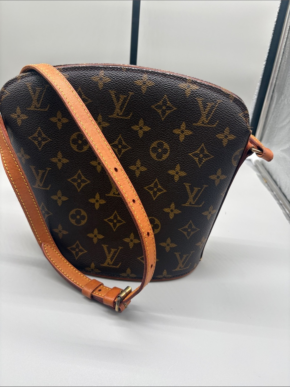Louis Vuitton Monogram Messenger Bag in Brown and Tan